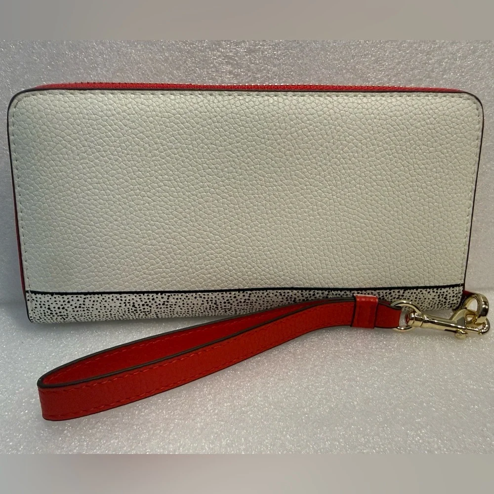 Coach x Disney x Keith Haring UFO Mickey Zip Around Accordion Wallet Wristlet - Picture 2 of 13